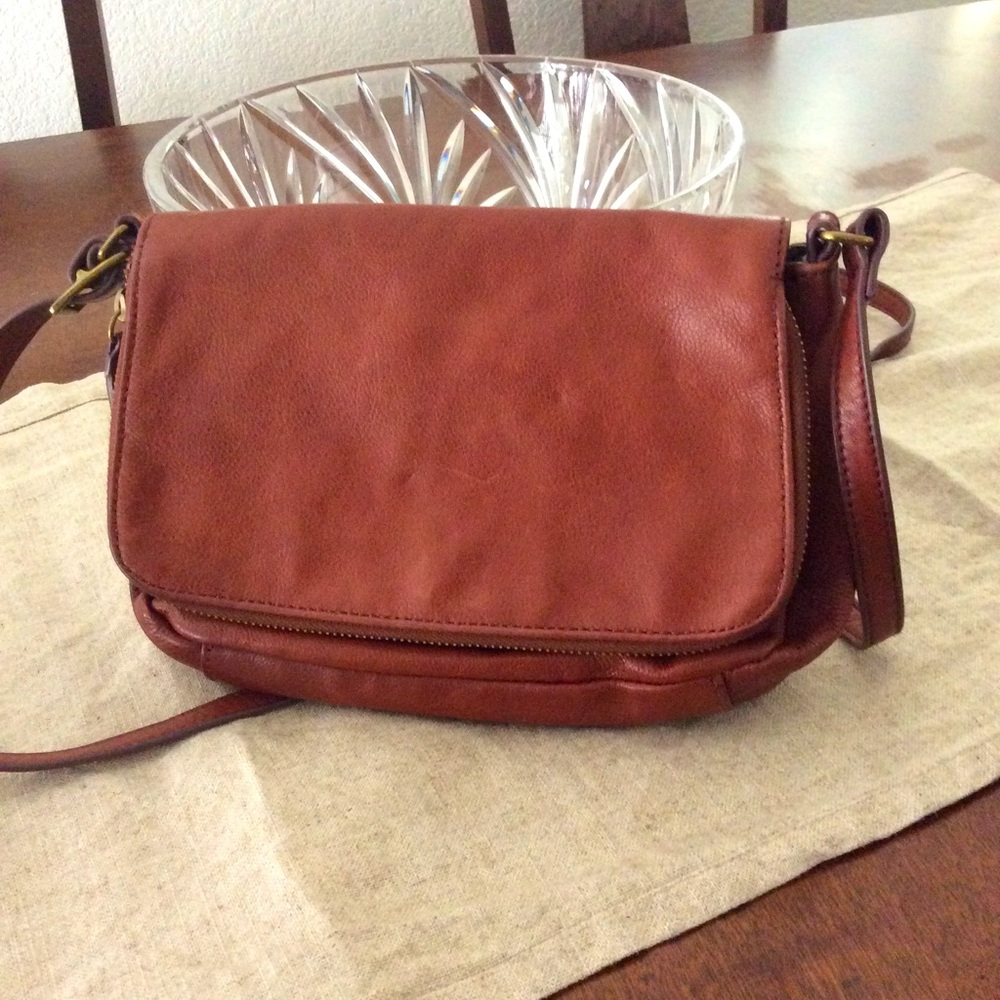 Margot Preston Cognac crossbody